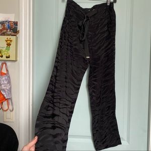 Zadig and Voltaire zebra silk pants